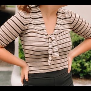 Prada Striped Blouse